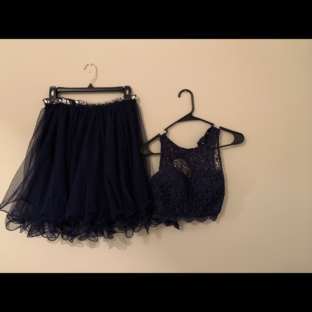 2 piece homecoming dress